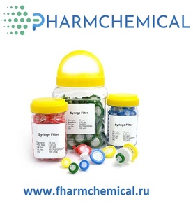 Шприцевой фильтр мембранный 0,10 мм, 30,0 мм, нестерильно, 50 штук, PVDF Шприцевой фильтр мембранный 0,10 мм, 30,0 мм, нестерильно, 50 штук, PVDF